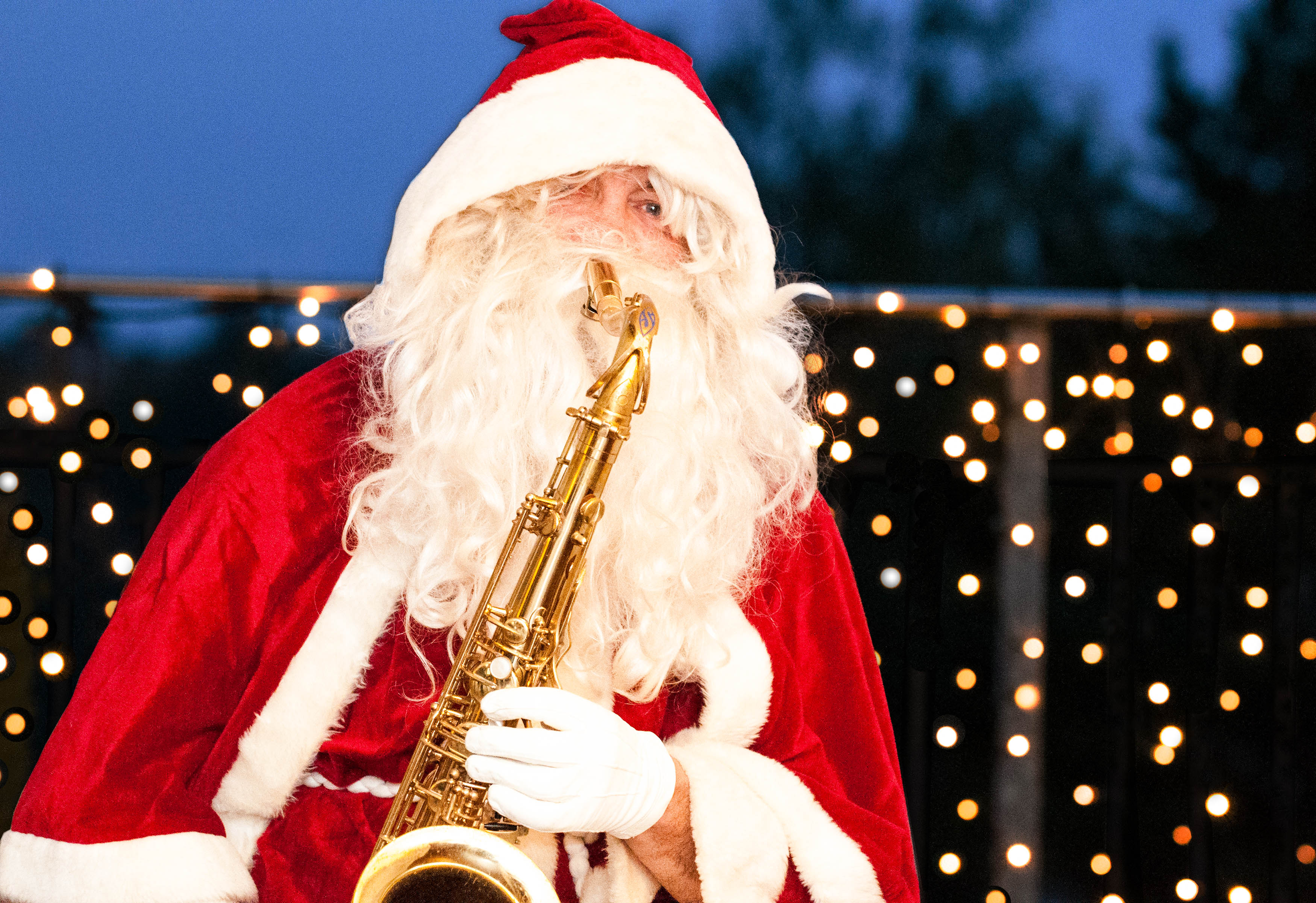 Weihnachtsmarkt Winterthur Saxophon